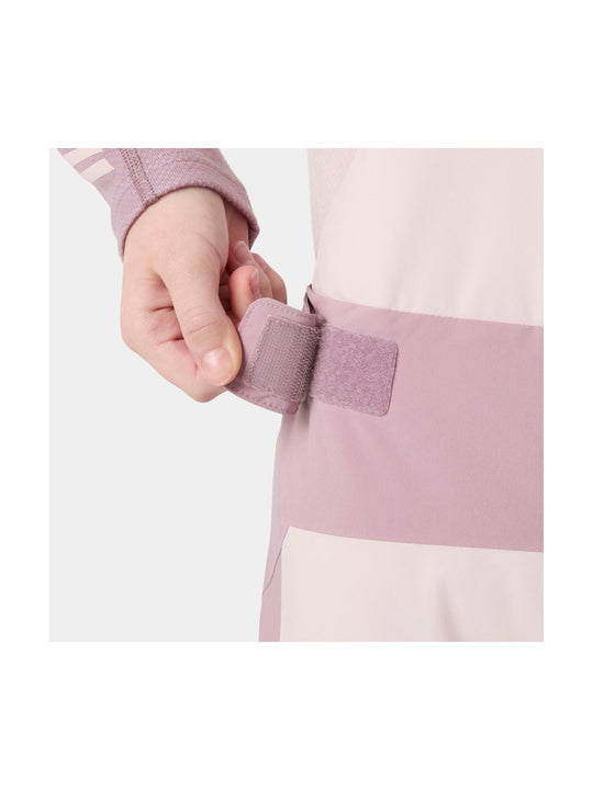 Spodnie narciarskie dziewczęce HELLY HANSEN JR GIRL STELLAR BIB PANT fioletowe
