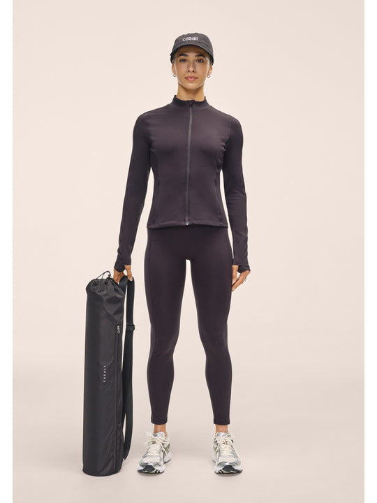 Kurtka damska CASALL Soft Touch Zip Jacket kolor czarny

