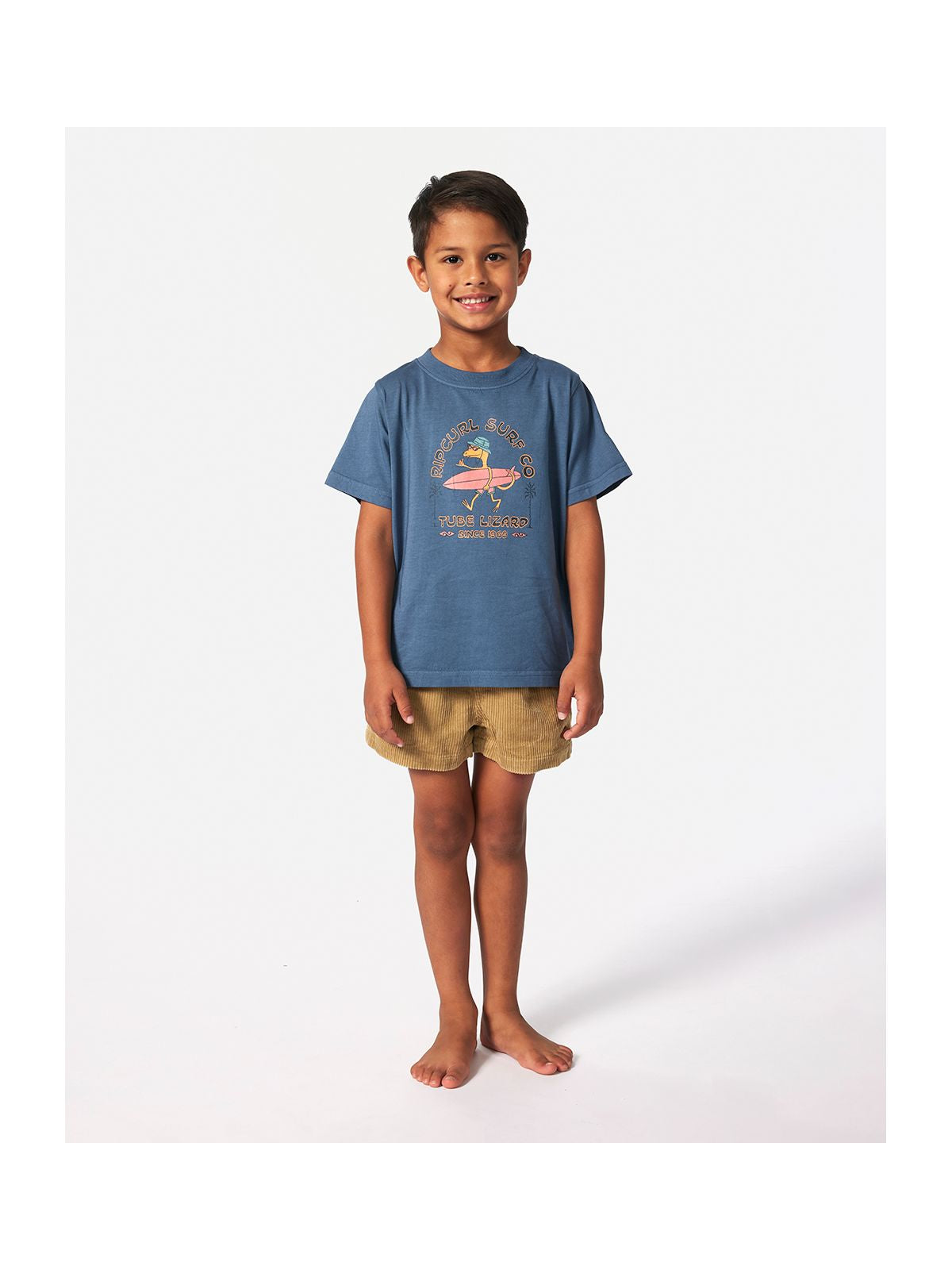 Koszulka RIP CURL Grom Energy Lizard Tee - Boy granatowy