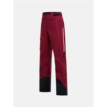 Spodnie PEAK PERFORMANCE W Alpine Gore-Tex 3L Pants bordowy
