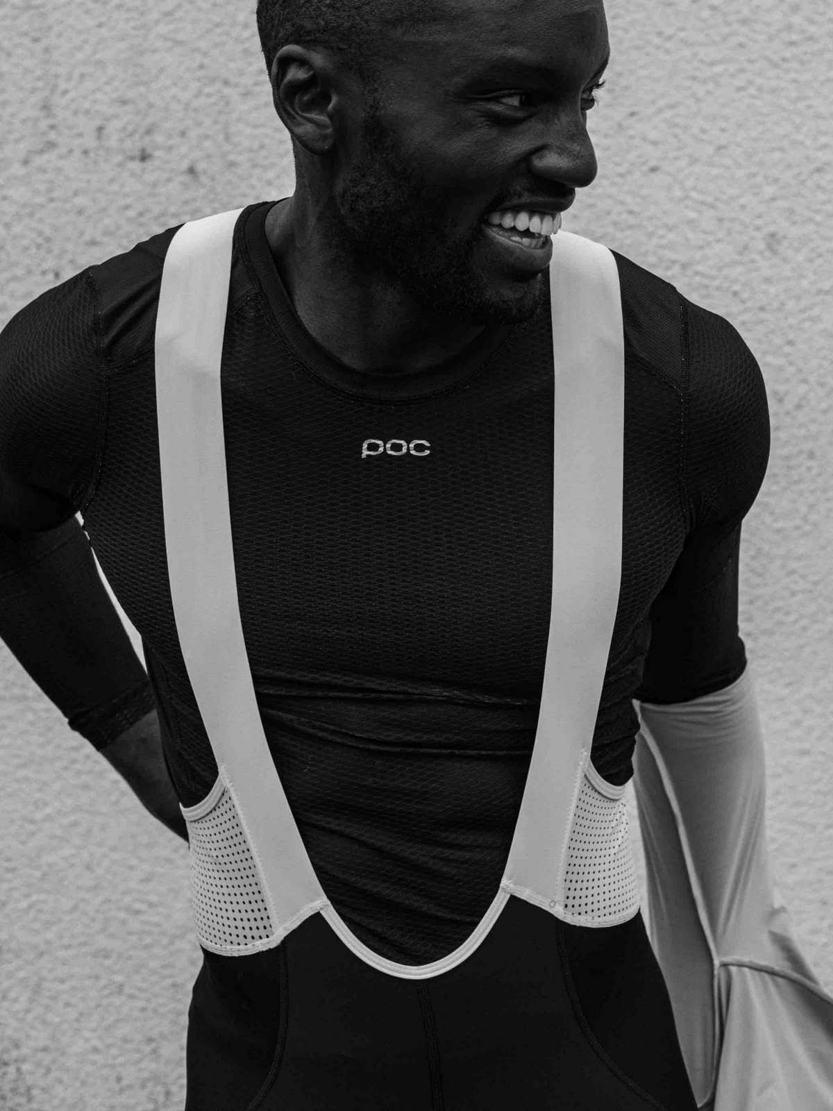 Koszulka rowerowa POC Essential Layer LS - czarny