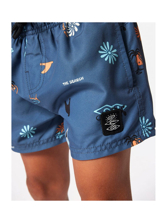 Szorty kąpielowe chłopięce RIP CURL Grom Energy Volley - Boy granatowe
