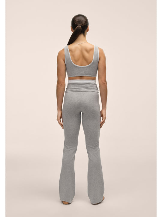 Spodnie damskie CASALL Sublime Folded Flare Pants kolor szary

