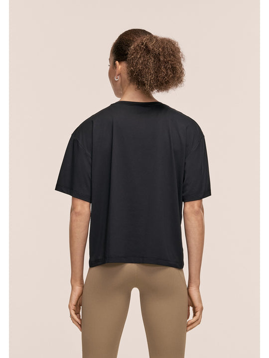 Koszulka damska CASALL Laser Mesh Tee kolor czarny
