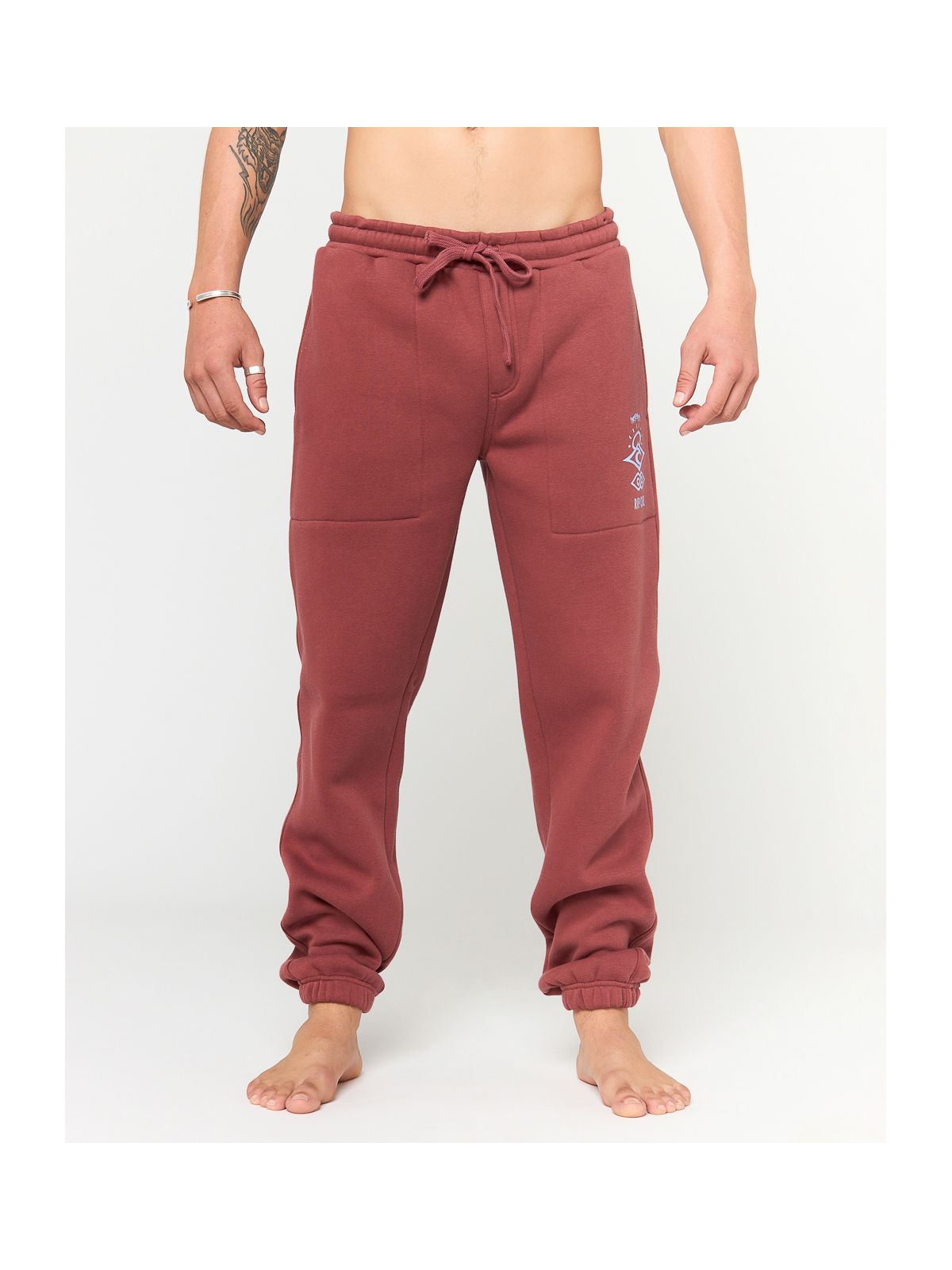 Spodnie RIP CURL ICONS OF SURF TRACKPANT czerwone