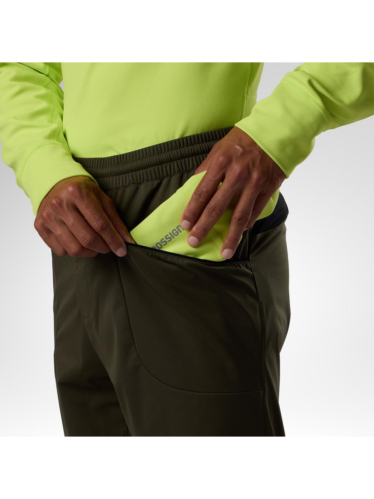 Spodnie męskie ROSSIGNOL M Venon Softshell Pant zielone