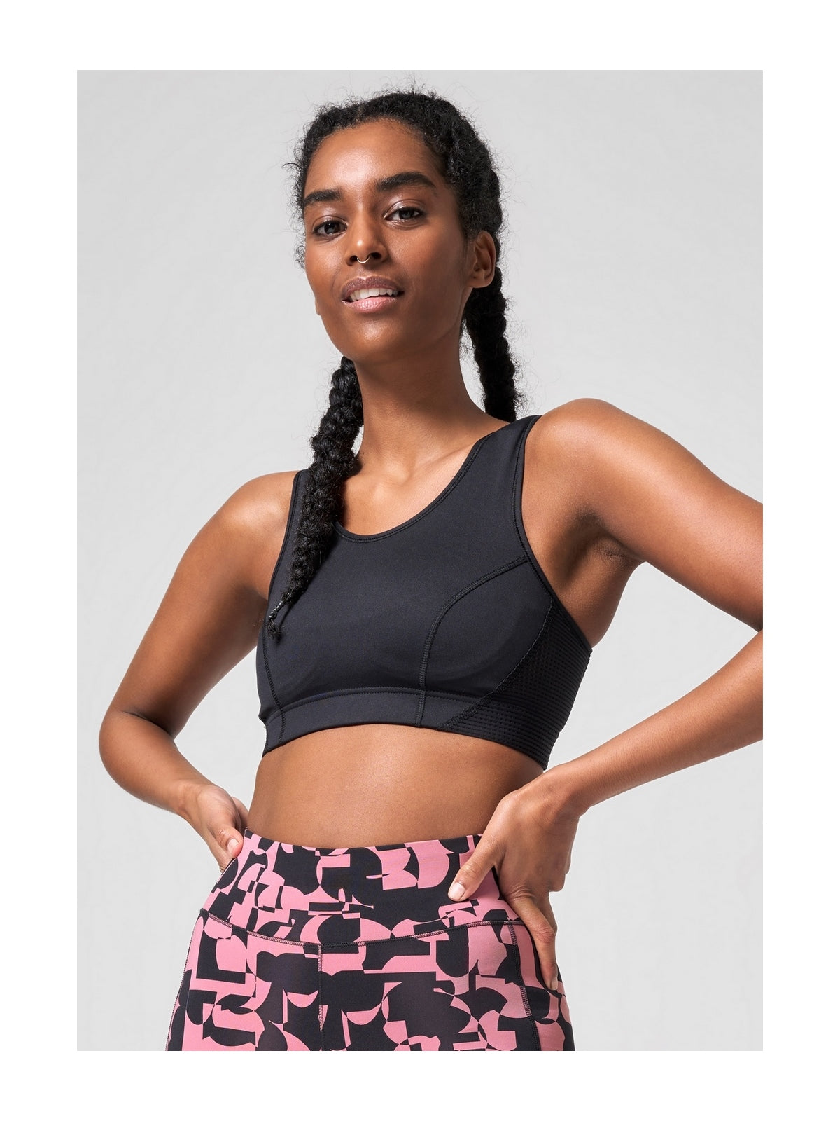 Biustonosz sportowy CASALL Pulse Sports Bra czarny