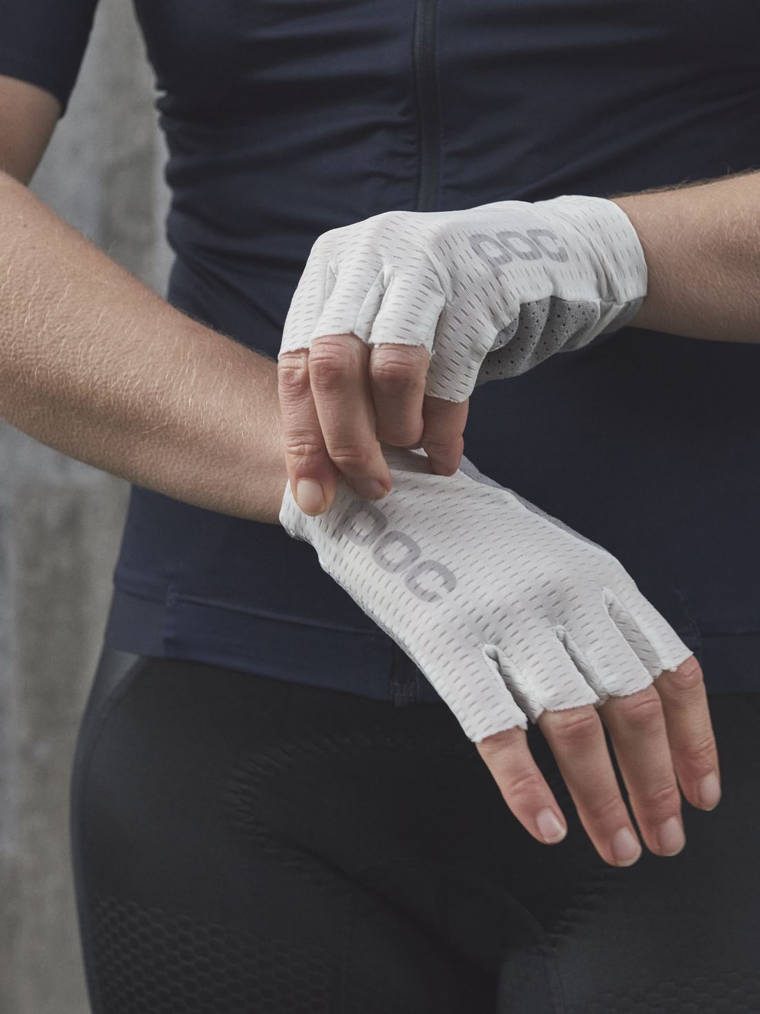 Rękawice rowerowe POC AGILE Short Glove - biały - Rękawiczki - Adventure Sports