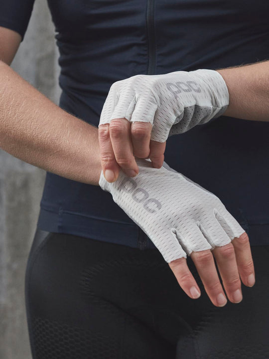 Rękawice rowerowe POC AGILE Short Glove - biały
