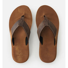 Japonki męskie skórzane RIP CURL Oxford Leather Open Toe brązowe
