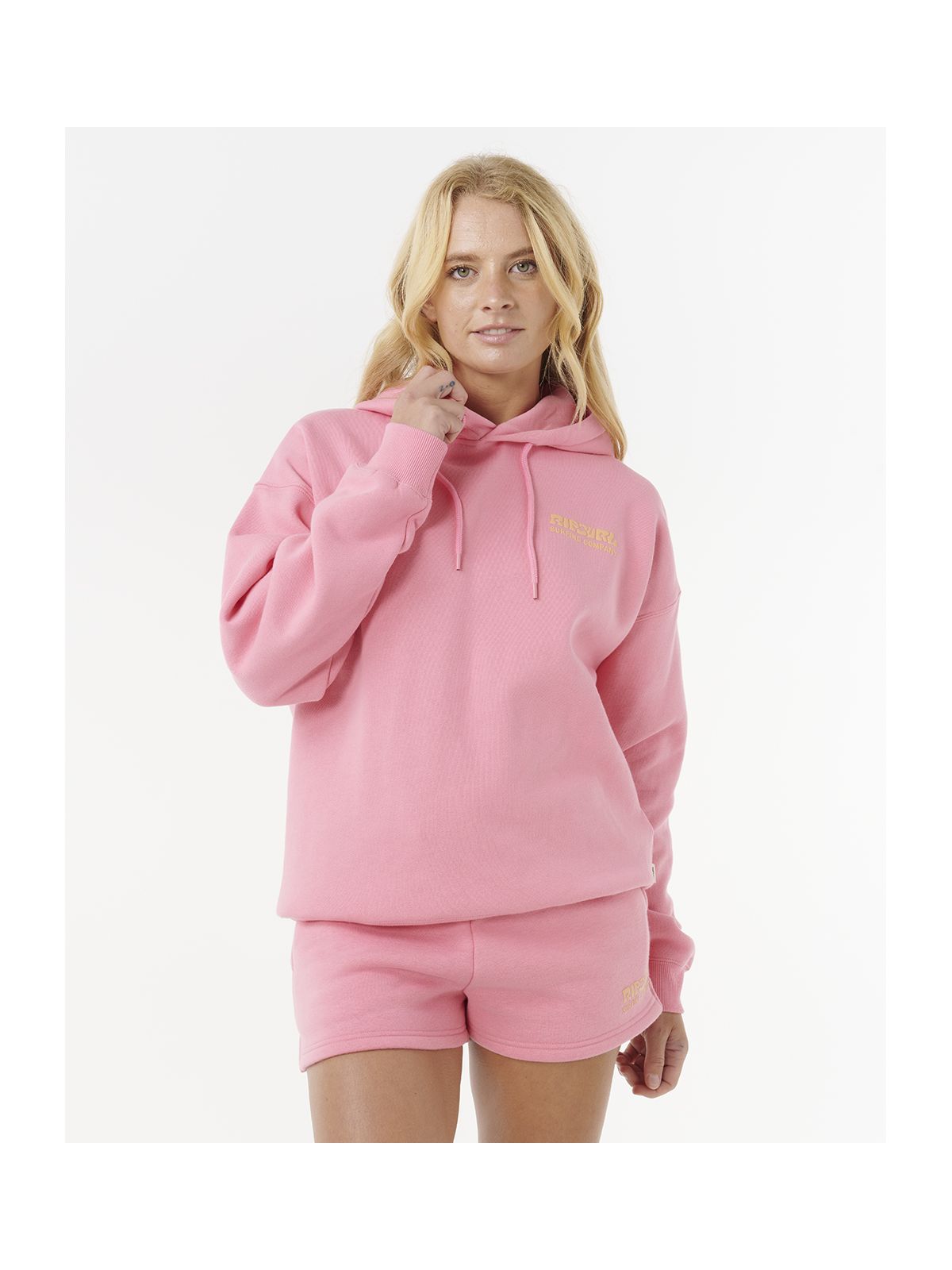 Bluza RIP CURL SURF PUFF HERITAGE HOOD różowa