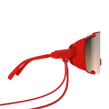 Okulary rowerowe POC Devour Ultra czerwony - Clarity Trail/Partly Sunny Silver Cat 2
