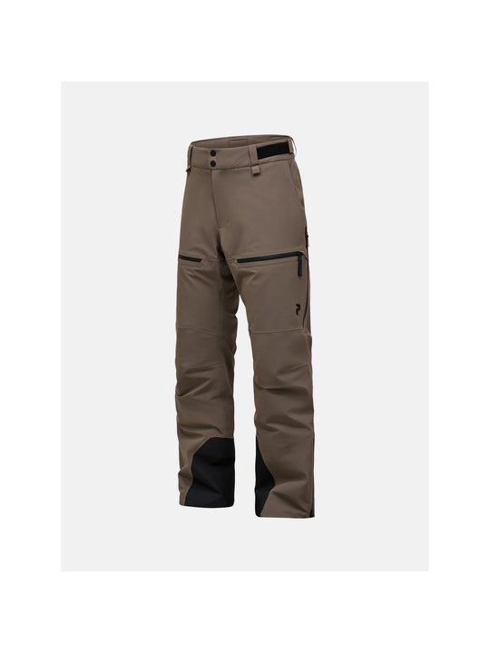 Spodnie narciarskie męskie PEAK PERFORMANCE Whitelight HIPE 2L Insulated Shell Pants brązowe
