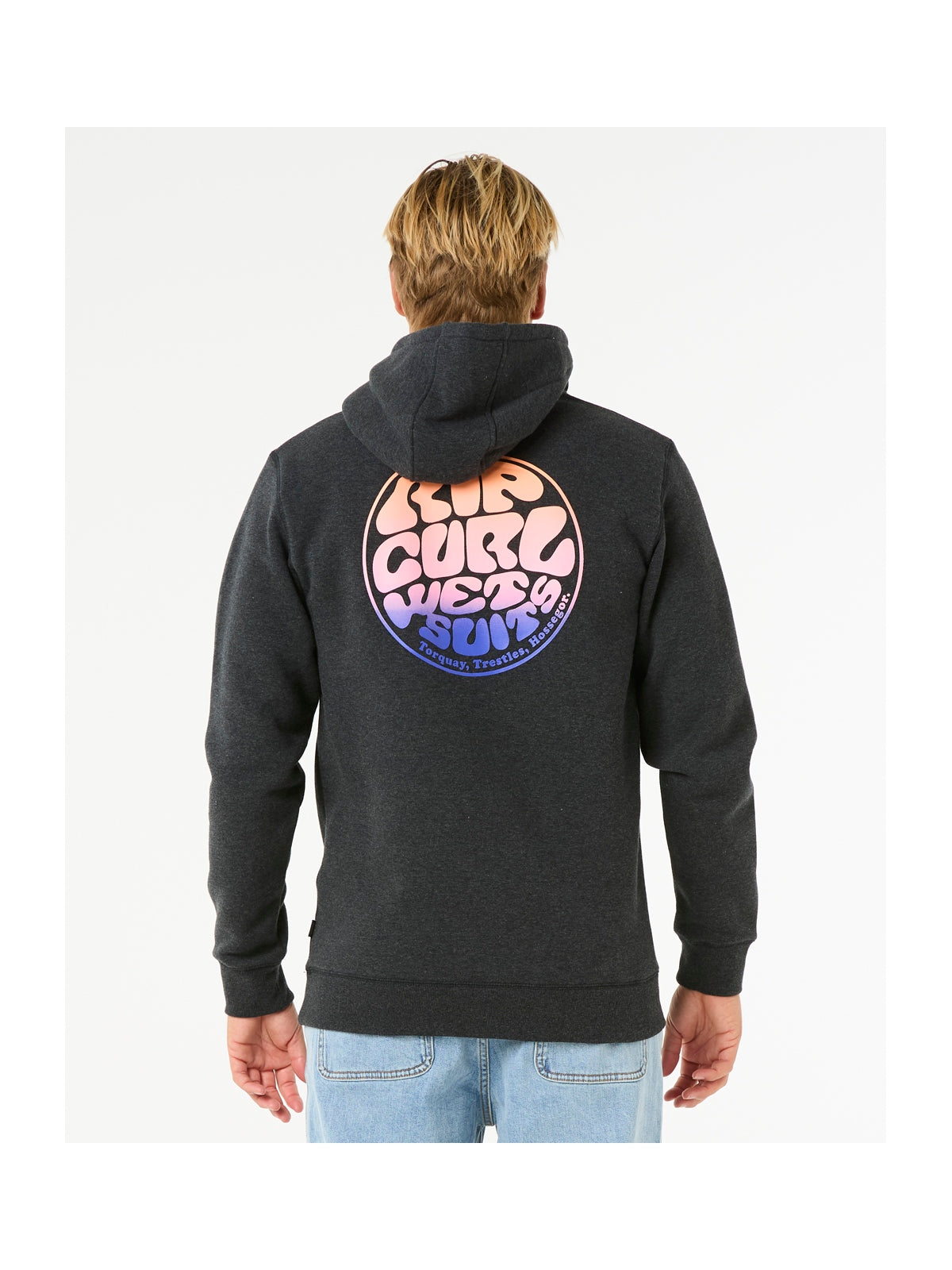 Bluza męska z kapturem RIP CURL Wetsuit Icon Hood czarna