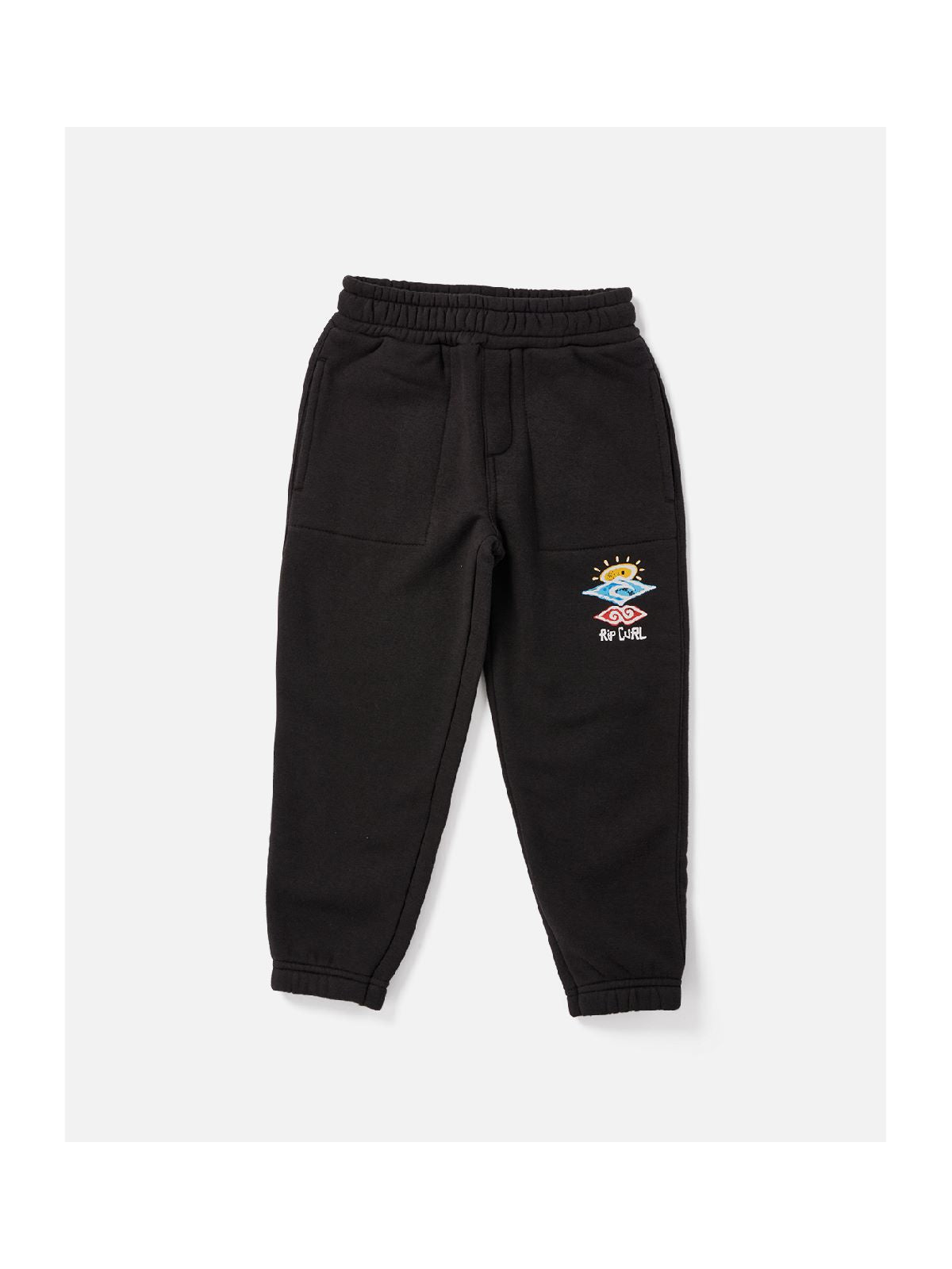 Spodnie dresowe chłopięce RIP CURL Icons Of Shred Trackpant Boy czarny