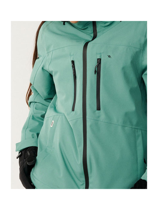 Kurtka damska RIP CURL S-Seriesźrelax Jkt 20K/20K zielona
