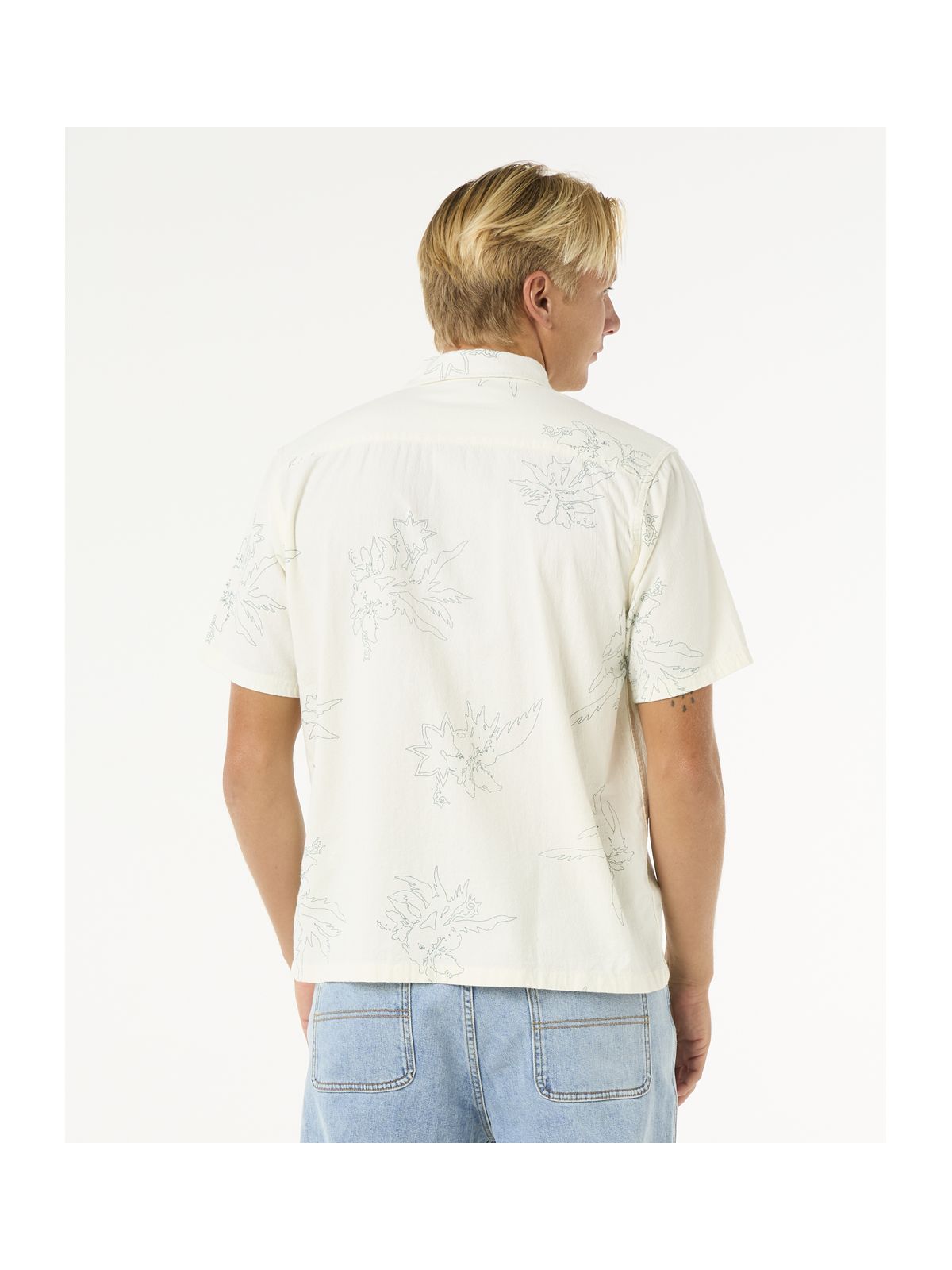 Koszula RIP CURL Raw Energy S/S Shirt turkusowy