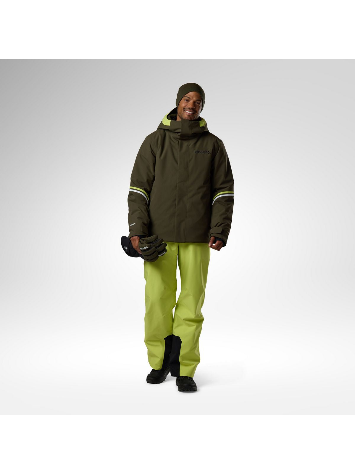 Kurtka narciarska męska ROSSIGNOL M Strawpile Insulated Ski Jkt zielona