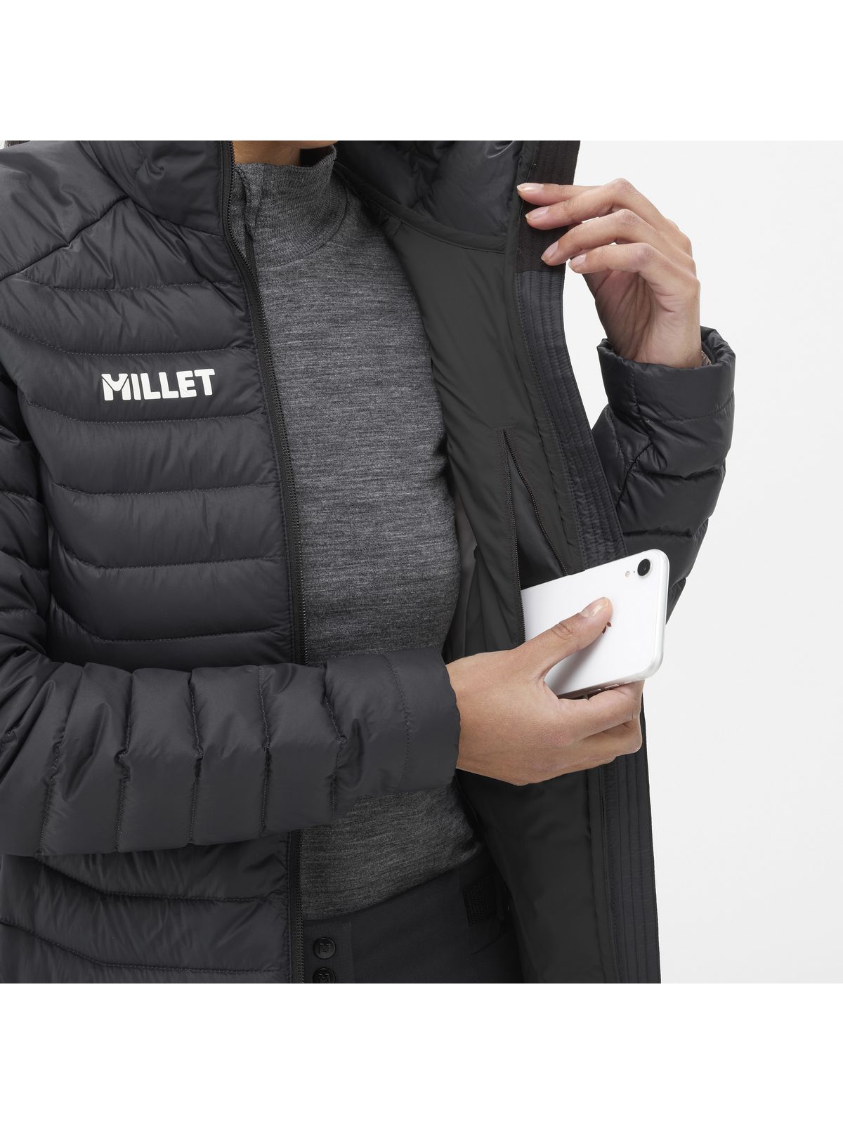 Kurtka damska MILLET Evole Light 700 Jkt W czarna