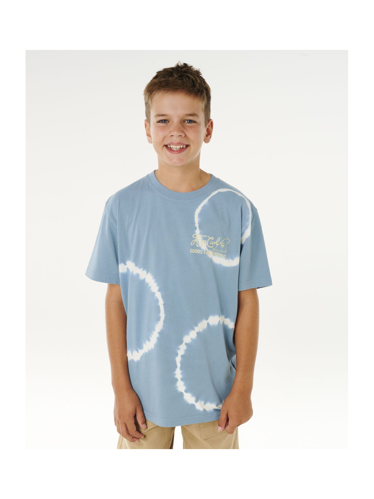 Koszulka chłopięca RIP CURL Pacific Rinse Fin Tee-Boy niebieska
