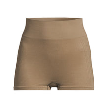 Legginsy treningowe damskie CASALL Shiny Seamless Rib Hotpants kolor zielony
