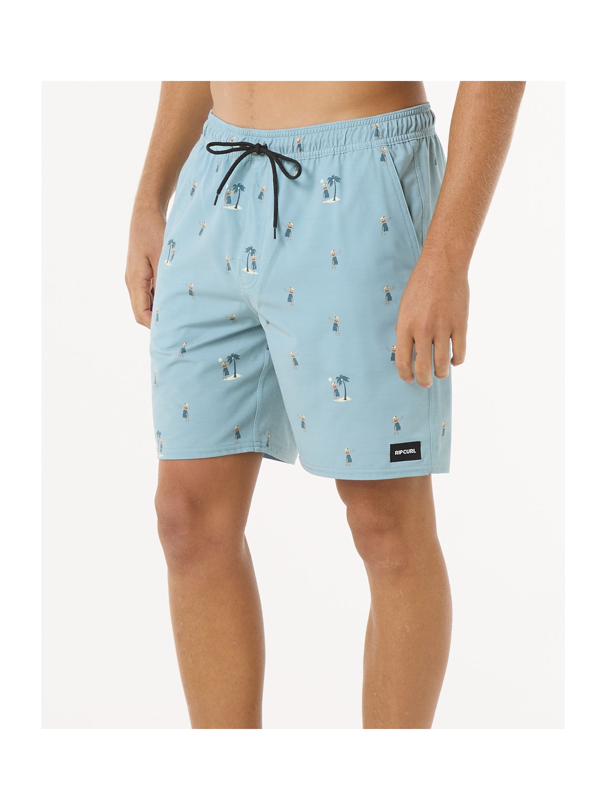 Szorty kąpielowe męskie RIP CURL Hula Breach Volley niebieskie