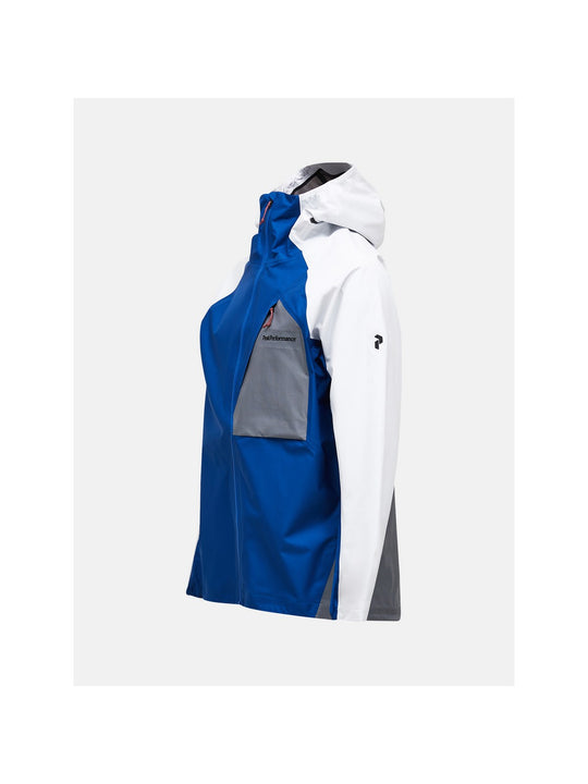 Kurtka męska PEAK PERFORMANCE M Trail Hipe 3L Shell Jacket kolor biały
