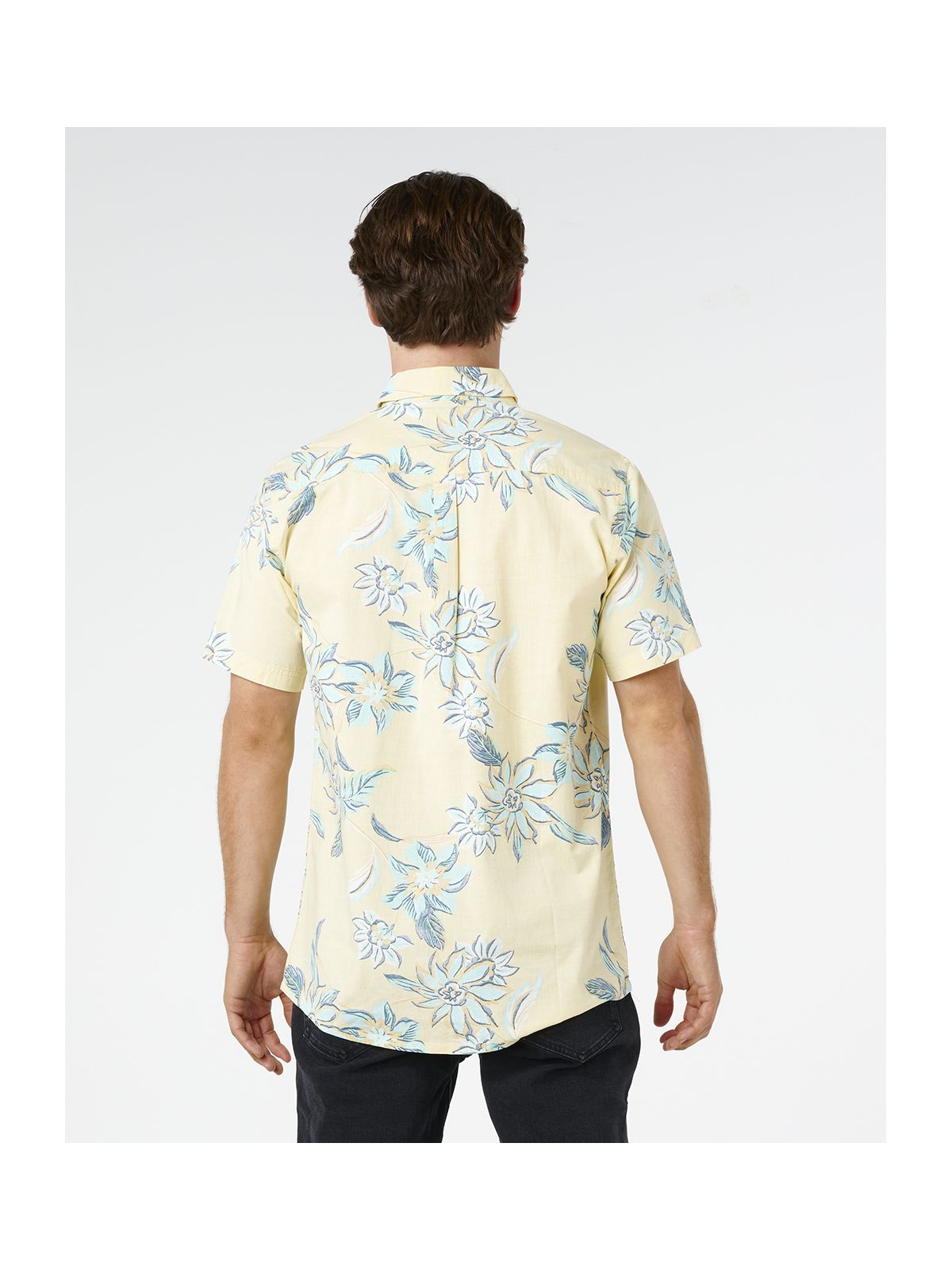 Koszula męska RIP CURL Sessions S/S Shirt żółta