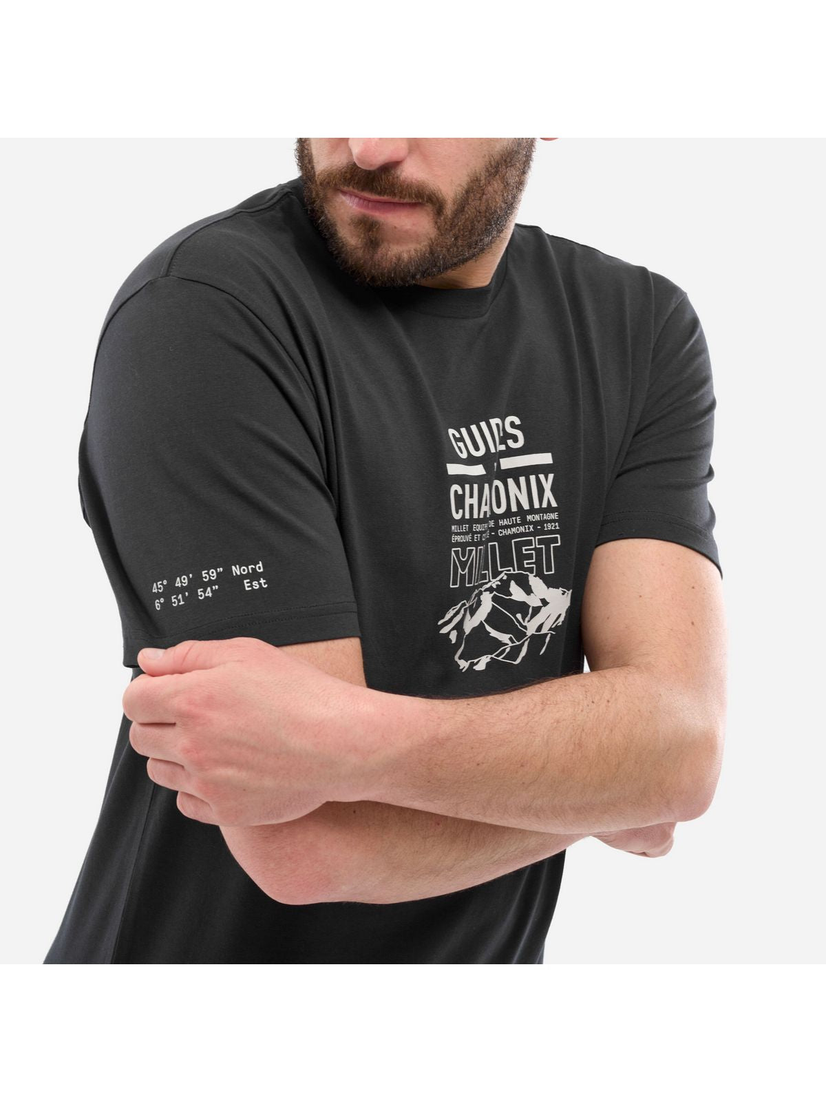 Koszulka MILLET CDG CHAMONIX LOGO TS SS M czarny