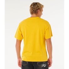 Koszulka męska RIP CURL Medina Inner Vision Spray Tee żółta
