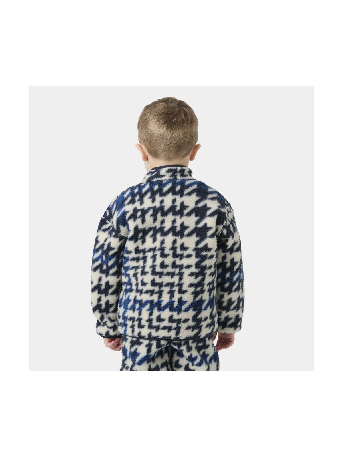 Polar dziecięcy HELLY HANSEN K Frosty Pile Sweater granatowy