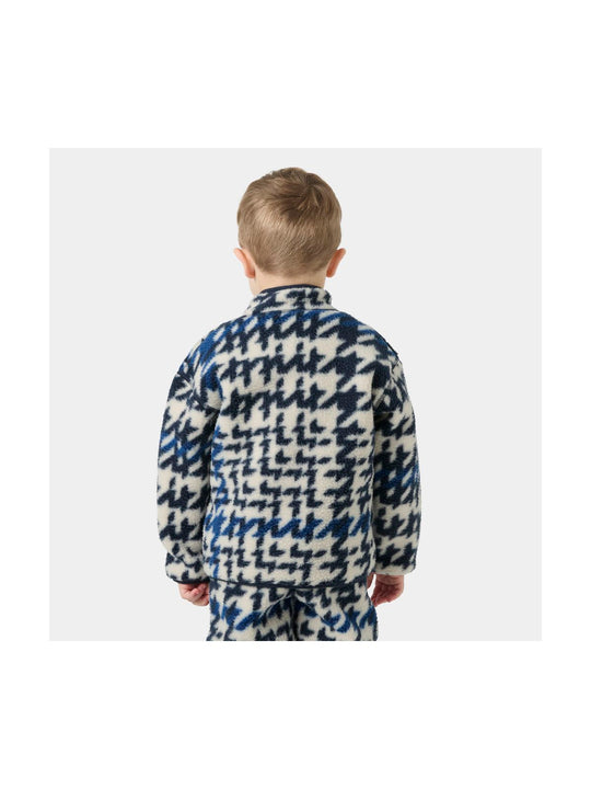 Polar dziecięcy HELLY HANSEN K Frosty Pile Sweater granatowy
