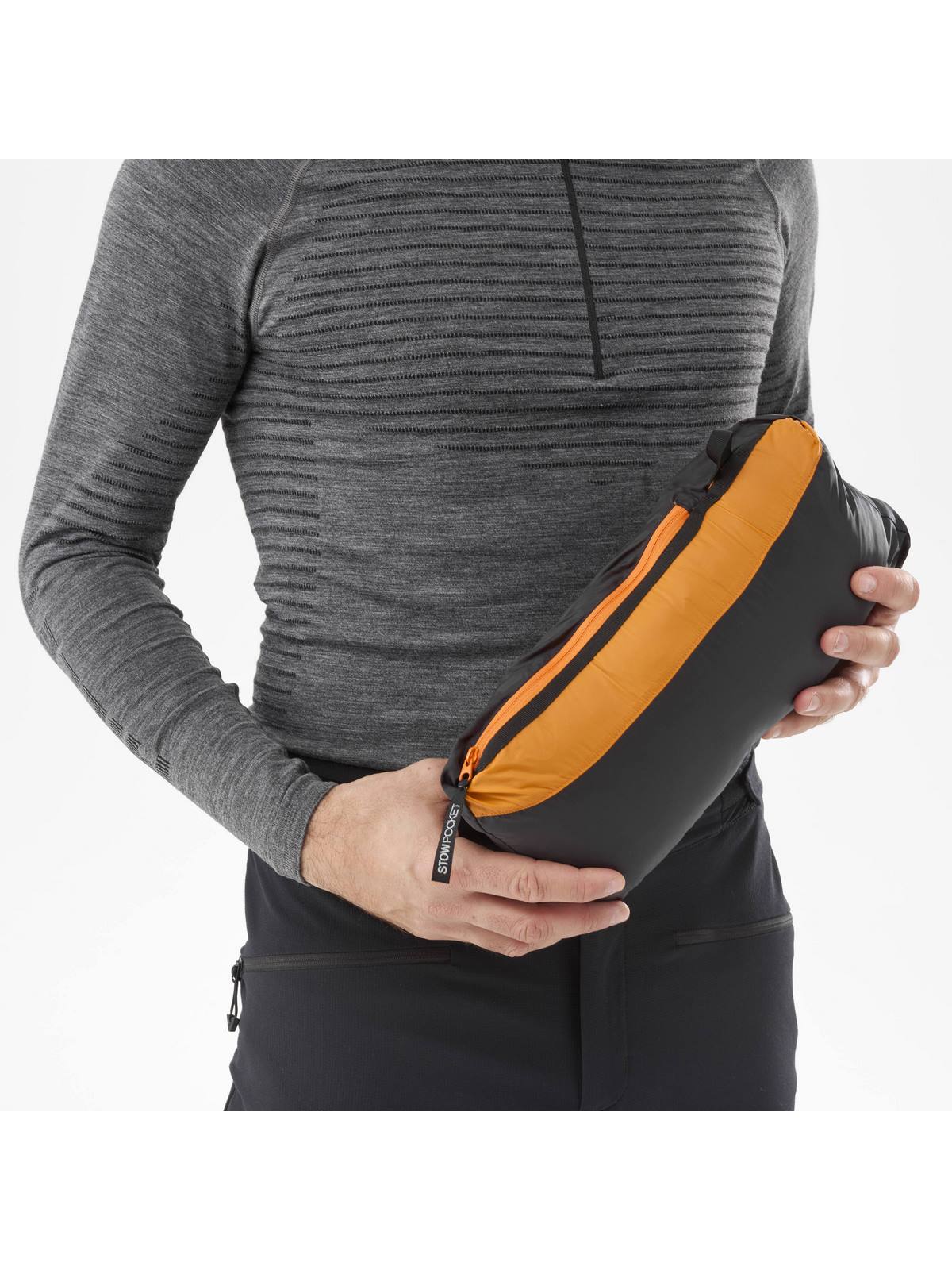 Kurtka MILLET M Kamet Down Hoodie Pomarańczowy