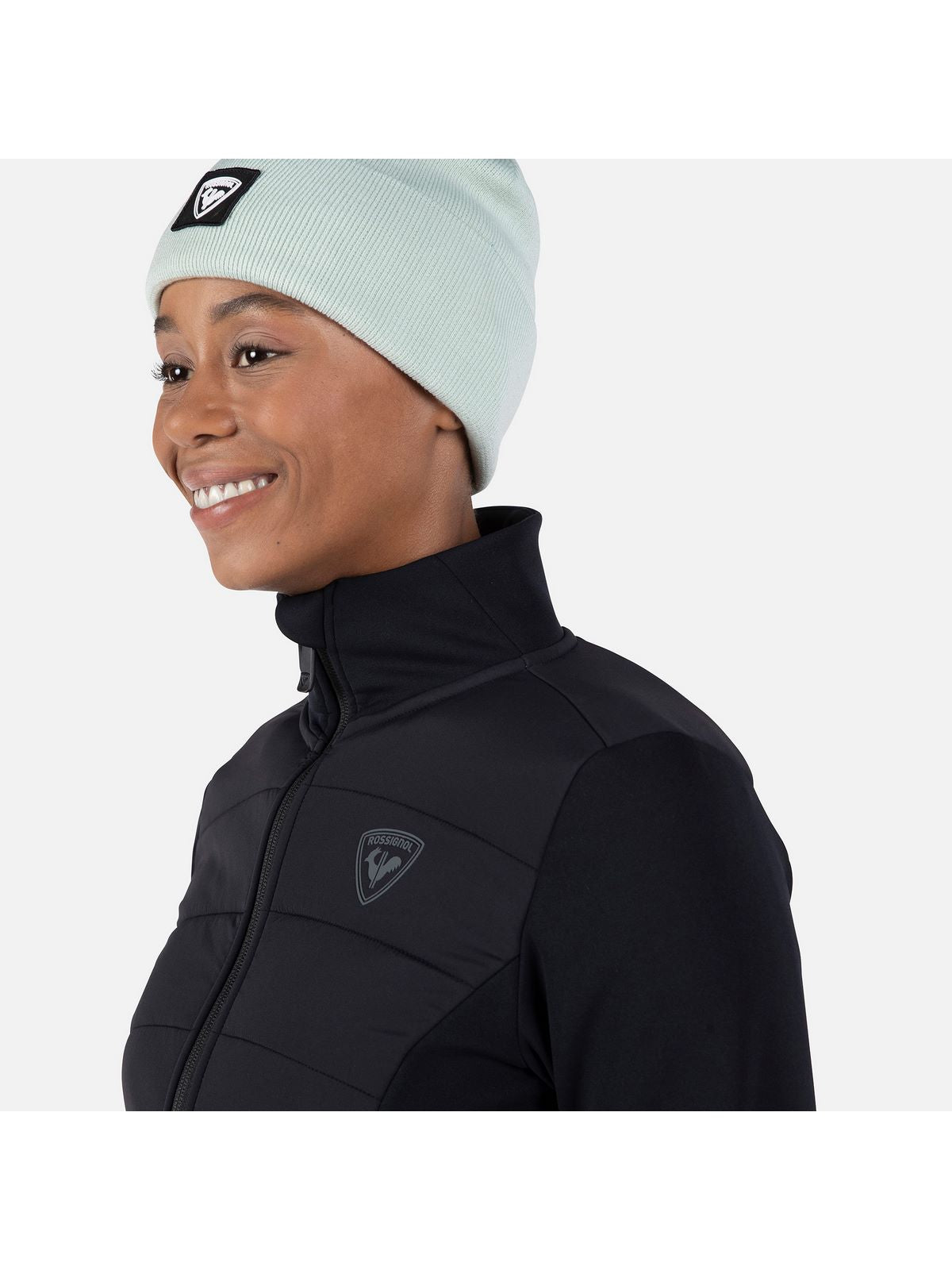 Bluza damska ROSSIGNOL W Classique Hybrid Clim Fz czarny