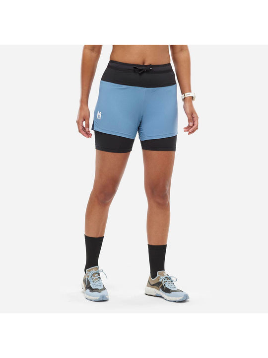 Szorty MILLET INTENSE 2IN1 SHORT W niebieski - Adventure Sports
