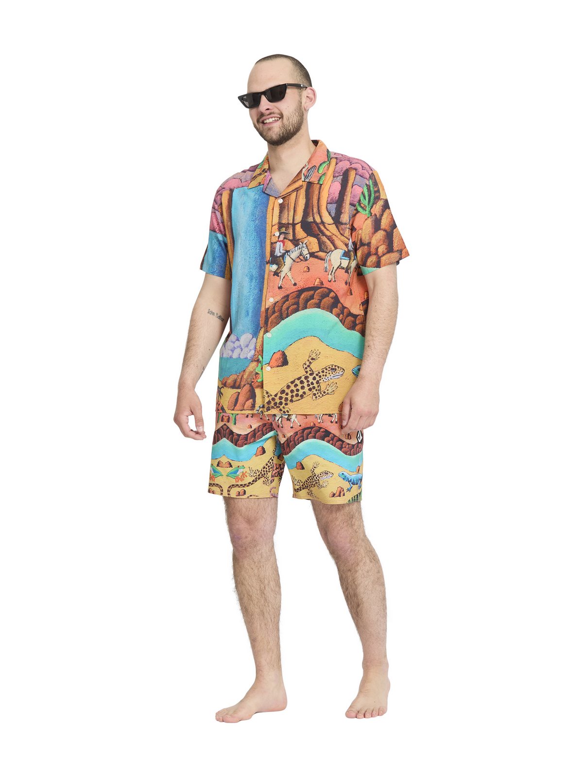 Szorty kąpielowe VOLCOM Fa Mickey Mason Trunk 17 multikolor