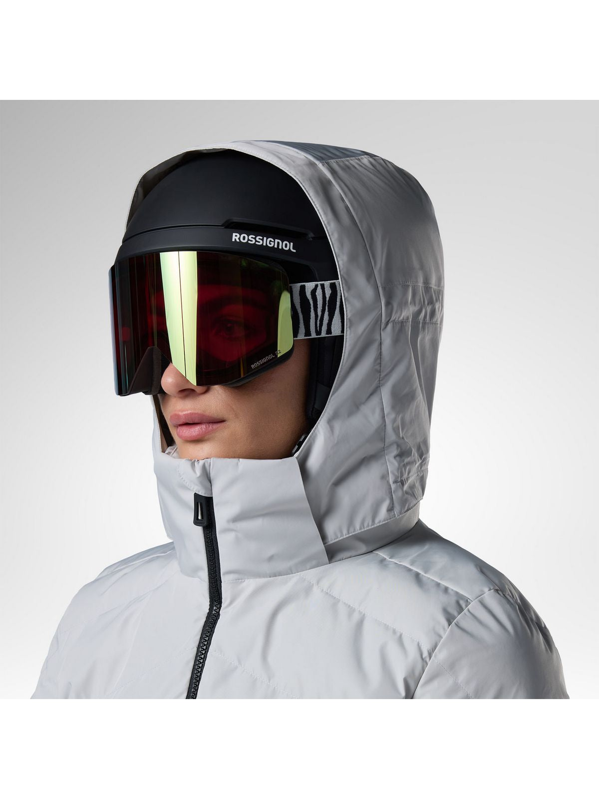 Kurtka narciarska damska ROSSIGNOL W Staci Nf Insulated Jkt szara