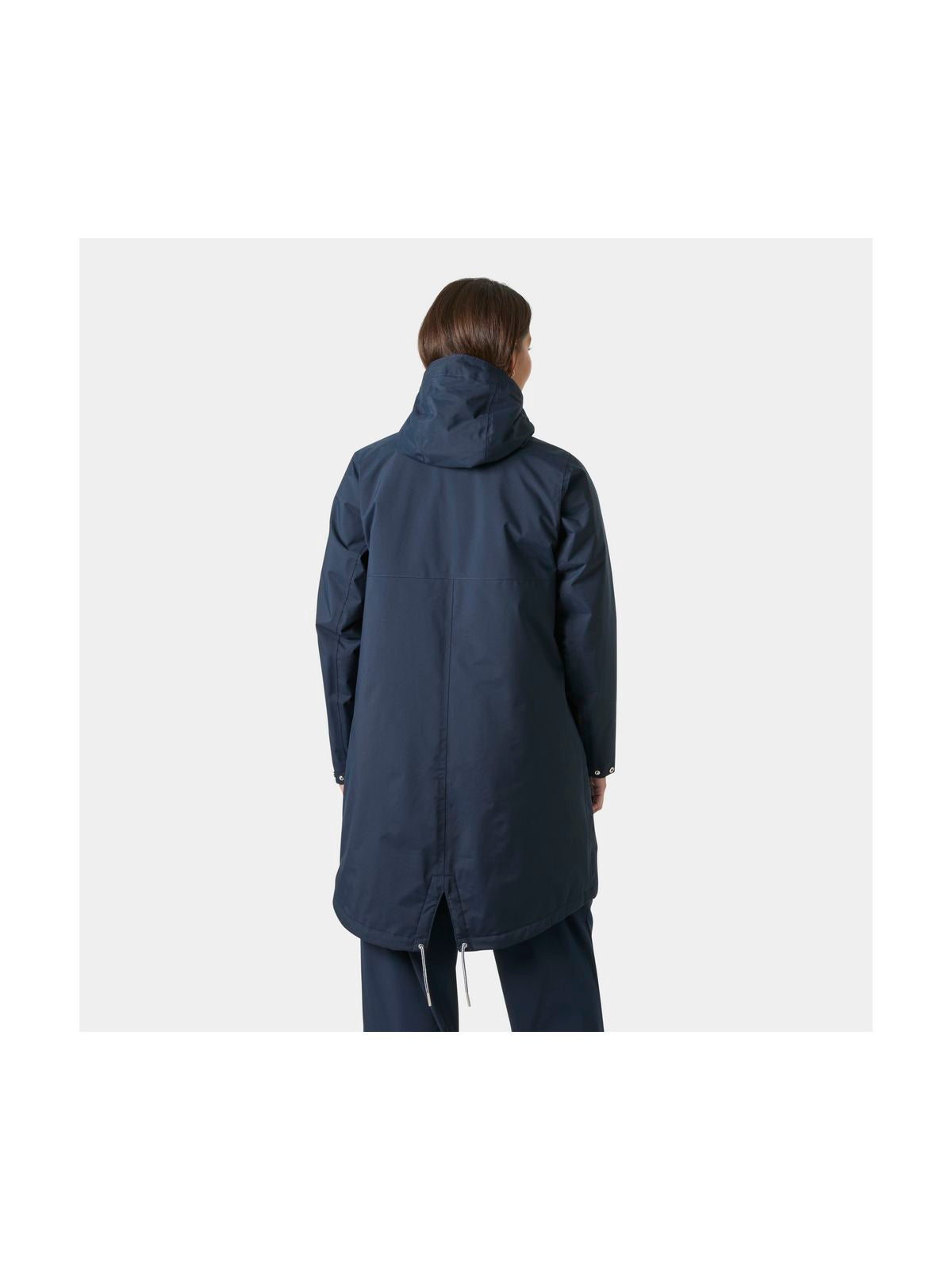Płaszcz damski HELLY HANSEN W Hvaler Ins Raincoat granatowy