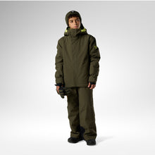 Kurtka narciarska juniorska ROSSIGNOL Jr Strawpile Insulated Ski Jkt zielona
