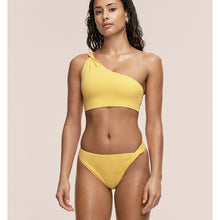 Stanik kąpielowy CASALL Twist Bikini Top kolor żółty
