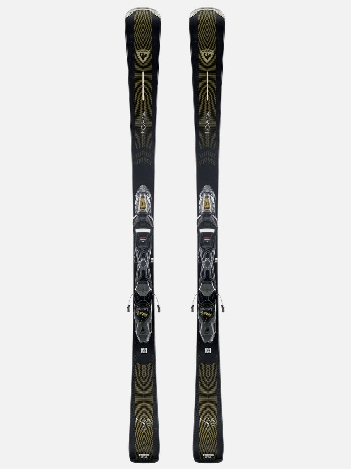 Narty damskie ROSSIGNOL NOVA 7 LTD + wiązania LOOK Xpress W 11 GW B83 BLACK GOLD
