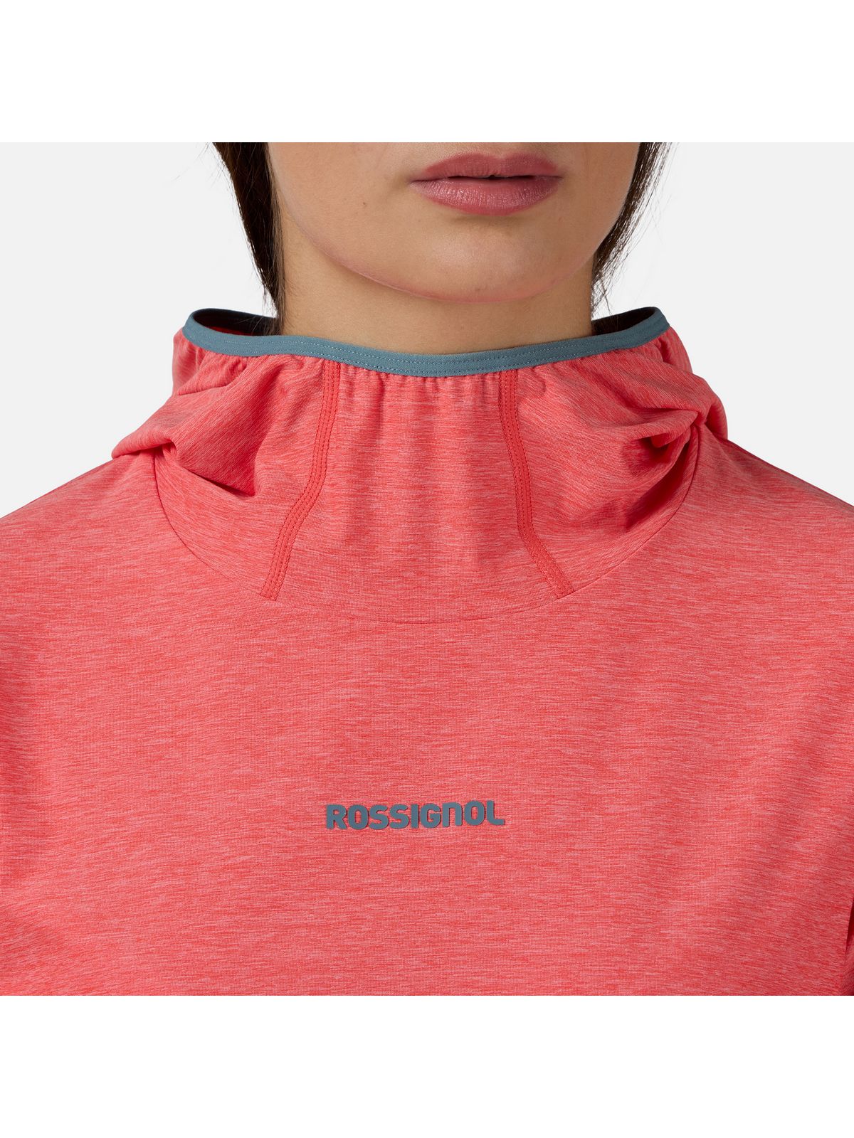 Bluza damska ROSSIGNOL W Westweg Sun Hoodie różowa - Adventure Sports
