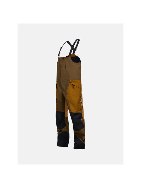 Spodnie PEAK PERFORMANCE M Vertical Gore-Tex Pro Bib Pants brązowy
