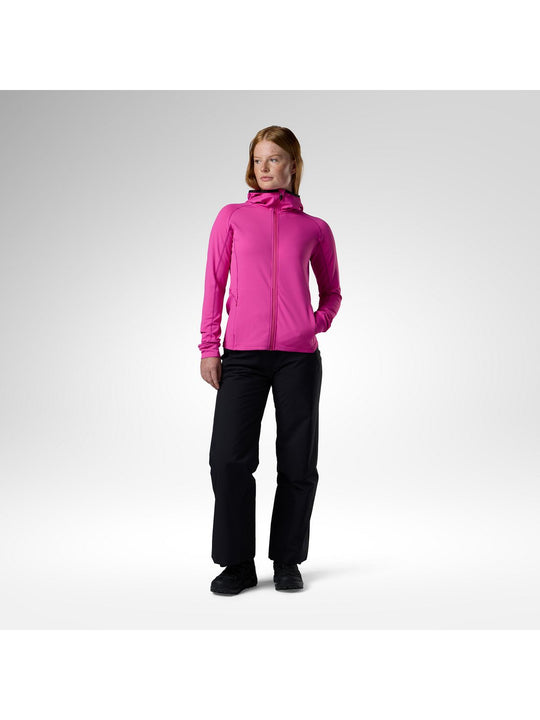 Bluza damska ROSSIGNOL W Mid Layer Thin Fz różowa
