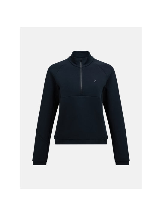 Bluza damska PEAK PERFORMANCE Sportstech Half Zip czarna
