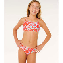 Kostium dziewczęcy RIP CURL Sunshine Squad 3P Set-Girl czerwony
