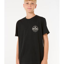Koszulka dziecięca RIP CURL STAPLE TEE - BOY czarna
