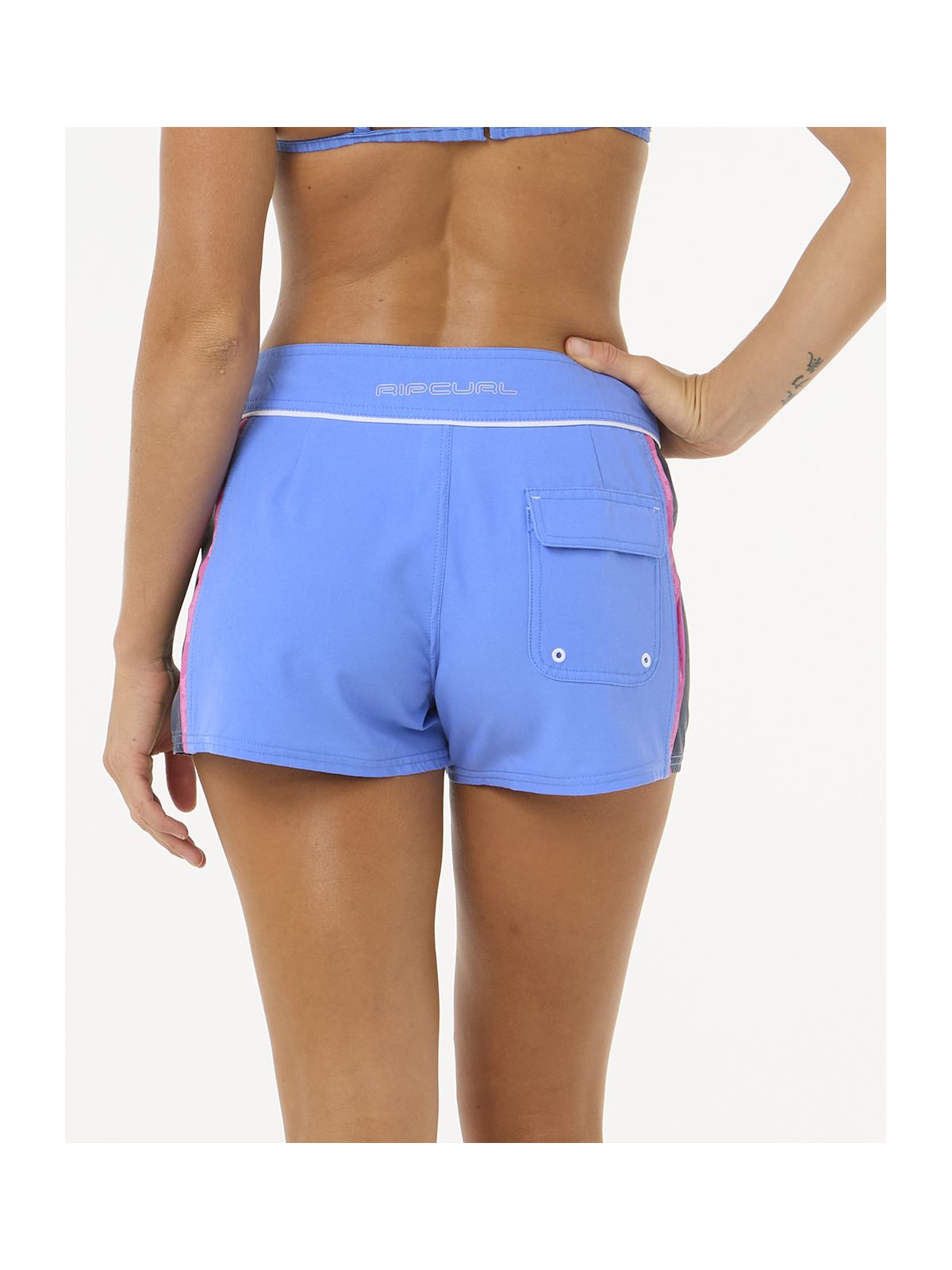 Szorty kąpielowe damskie RIP CURL Las Dalias Performance 3" niebieskie