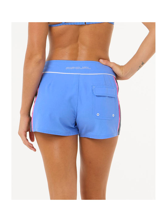 Szorty kąpielowe damskie RIP CURL Las Dalias Performance 3" niebieskie
