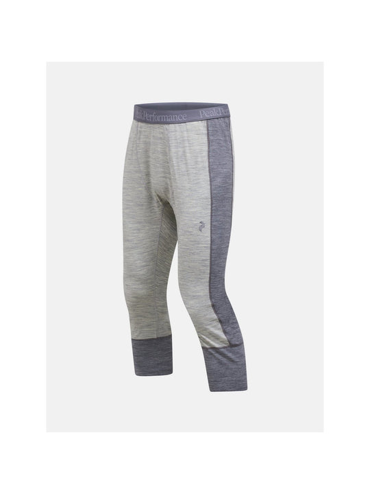 Spodnie Termiczne PEAK PERFORMANCE Magic 3/4 Long Johns Wool-blend Baselayer Men szary
